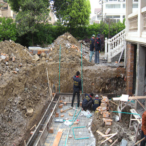 無錫別墅園林設計施工現場