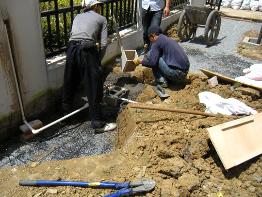 無錫別墅園林設計施工現場